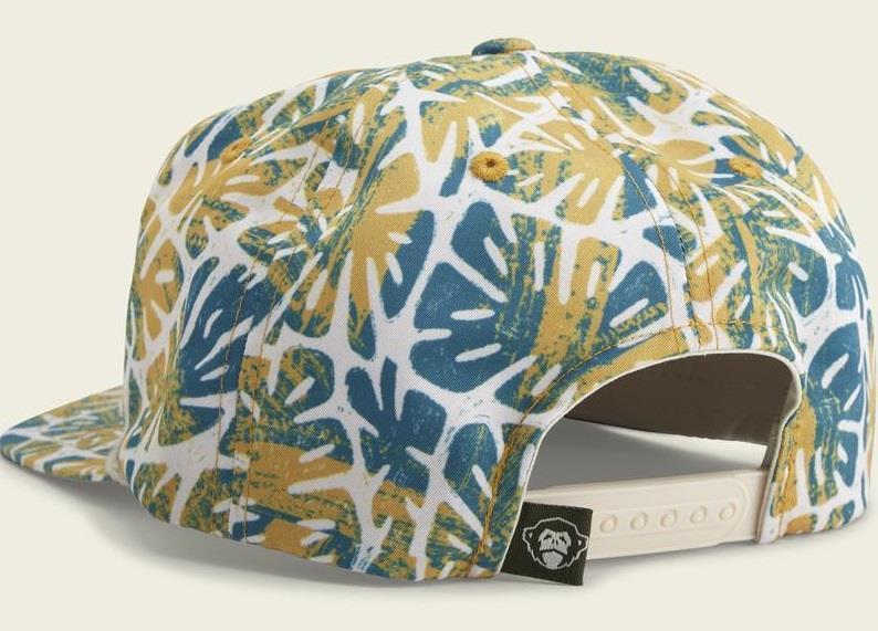 Tropicalia Print Unstructured Snapback - off white 1