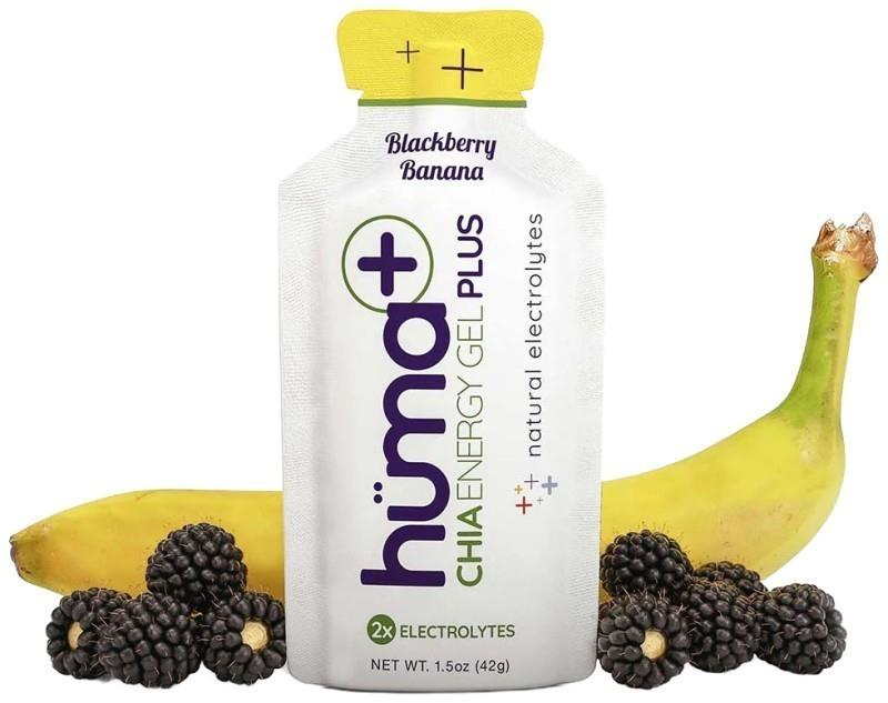 Huma Chia Energy Gel Plus - blackberry / banana 1