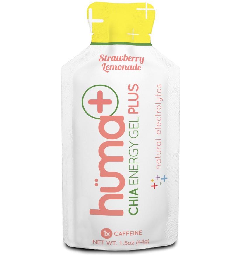 Huma Chia Energy Gel Plus - strawberry lemonade 1