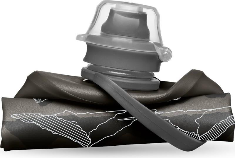 Stow Flexible Bottle - Mountains - 350ml - mammoth grey 1