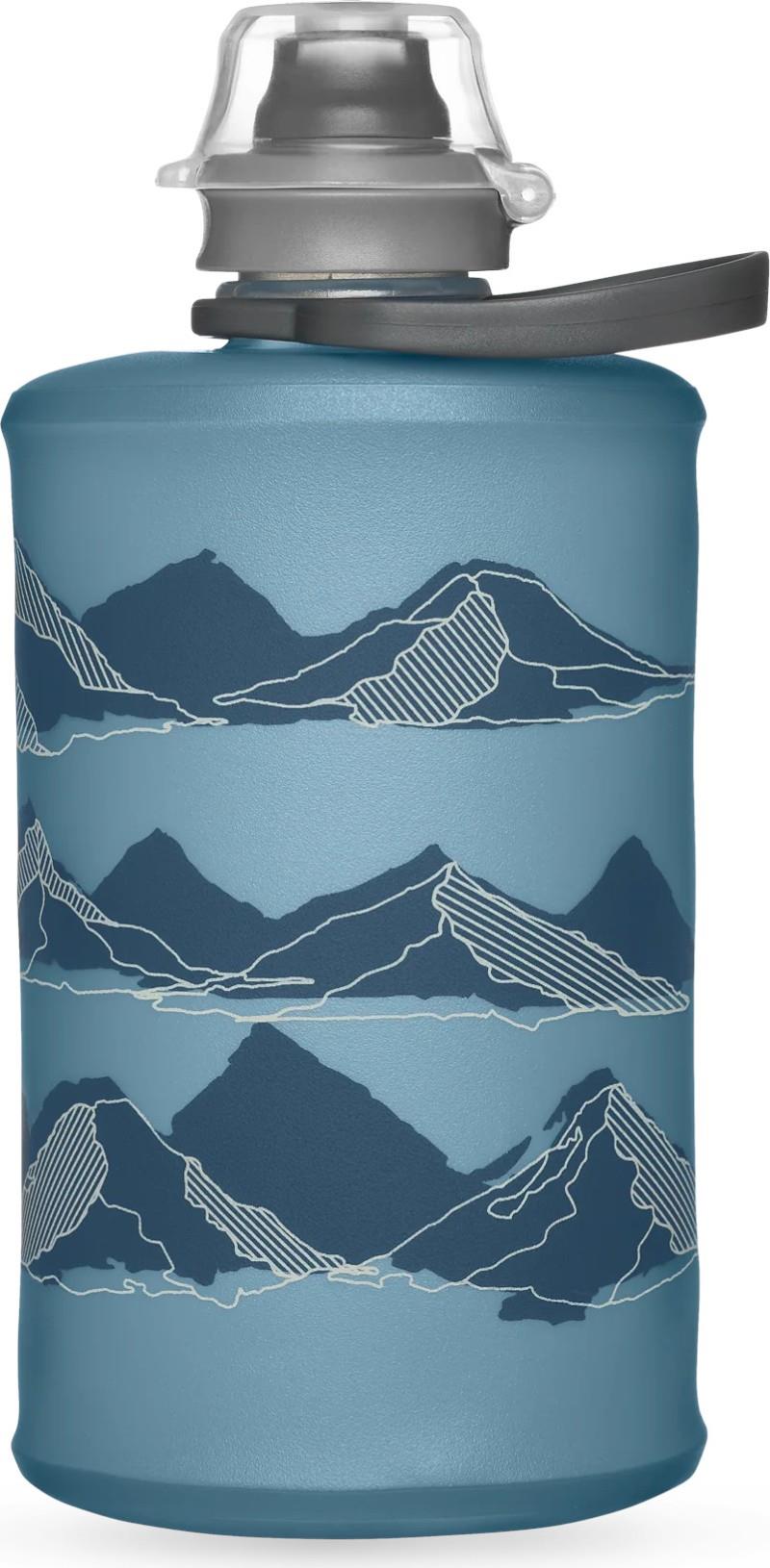 Stow Flexible Bottle - Mountains - 350ml - tahoe blue 1