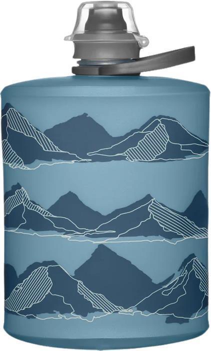 Stow Flexible Bottle - Mountains - 500ml - Tahoe Blue 1