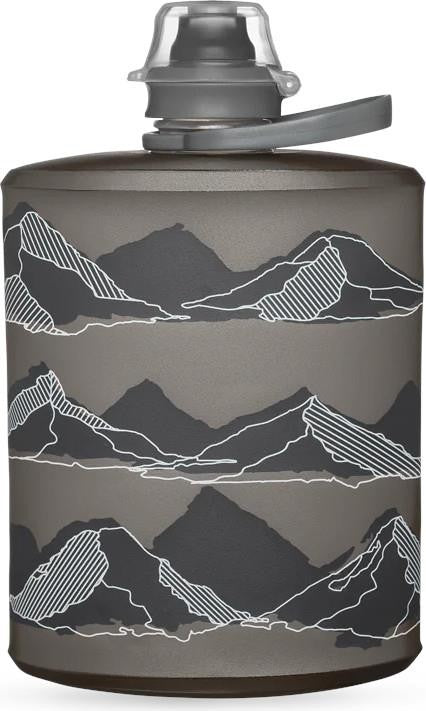 Stow Flexible Bottle - Mountains - 500ml - mammoth grey 1
