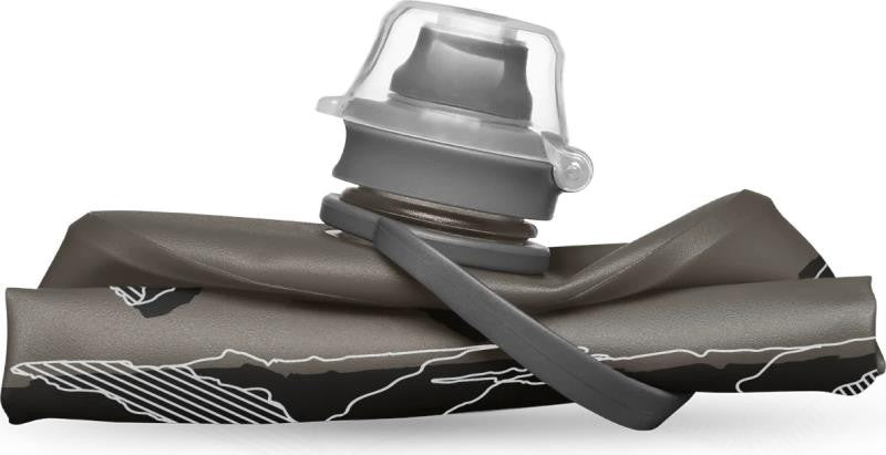 Stow Flexible Bottle - Mountains - 500ml - mammoth grey 1