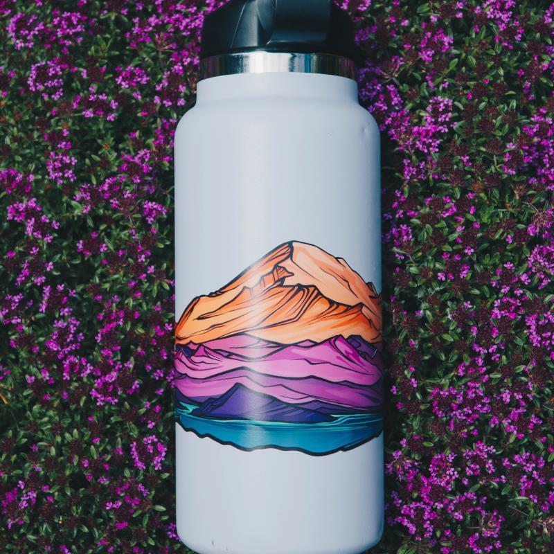 Mt. Baker & Twin Sisters Infinity Sticker - Not Applicable 2