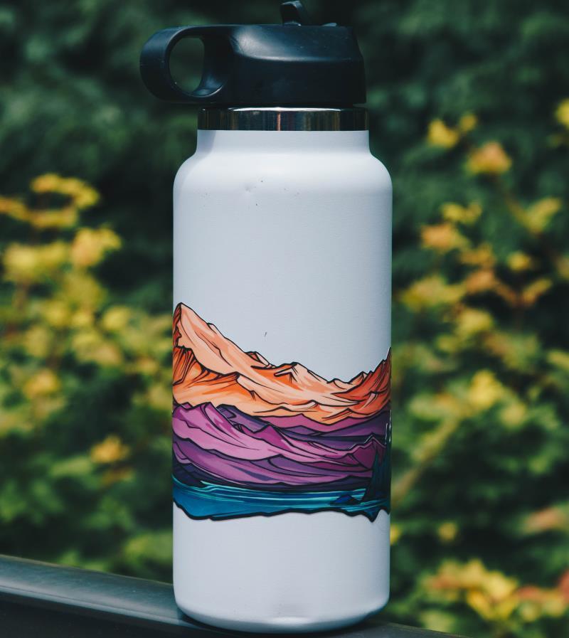 Mt. Baker & Twin Sisters Infinity Sticker - Not Applicable 3