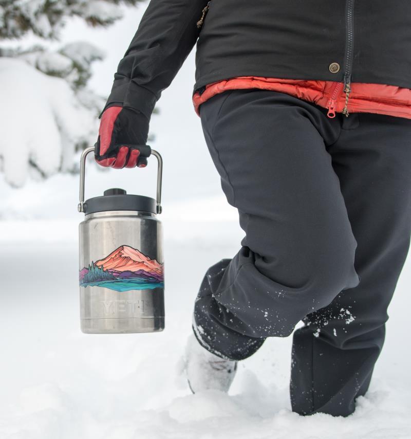 Mt. Baker & Twin Sisters Infinity Sticker - Not Applicable 4