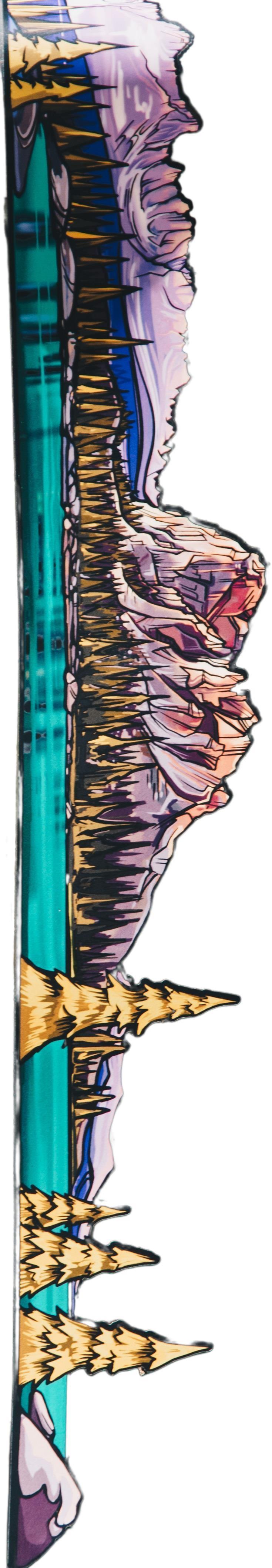 Sawtooths & Elephant`s Perch Infinity Sticker - Not Applicable 1