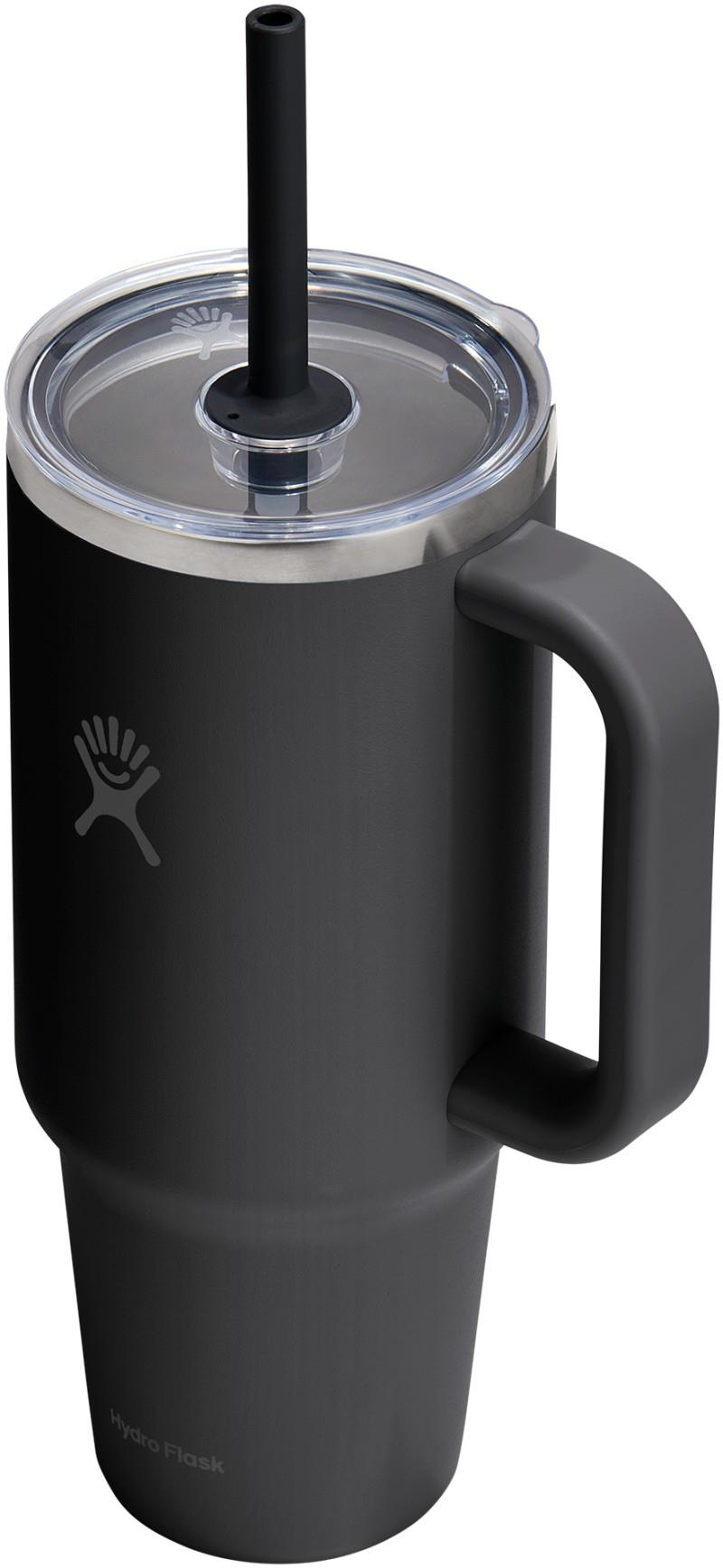 1.18L / 40oz Travel Tumbler Clear Lid - black 1