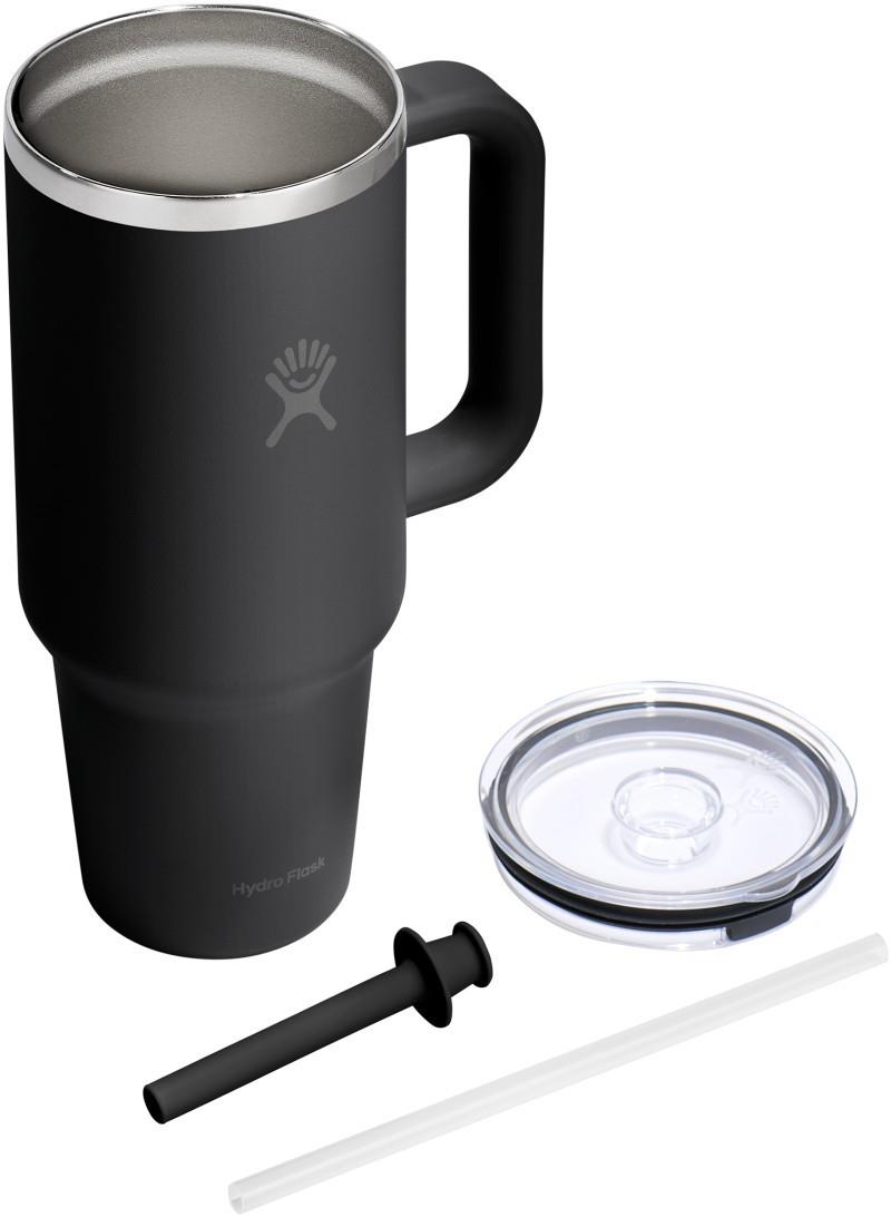 1.18L / 40oz Travel Tumbler Clear Lid - black 1