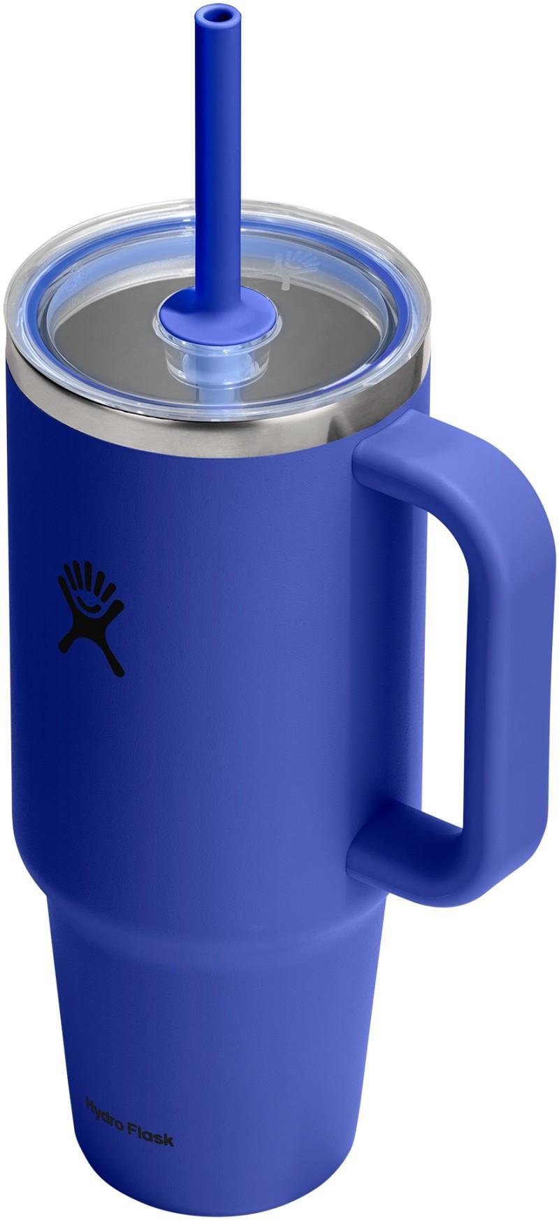 1.18L / 40oz Travel Tumbler Clear Lid - capri blue 1