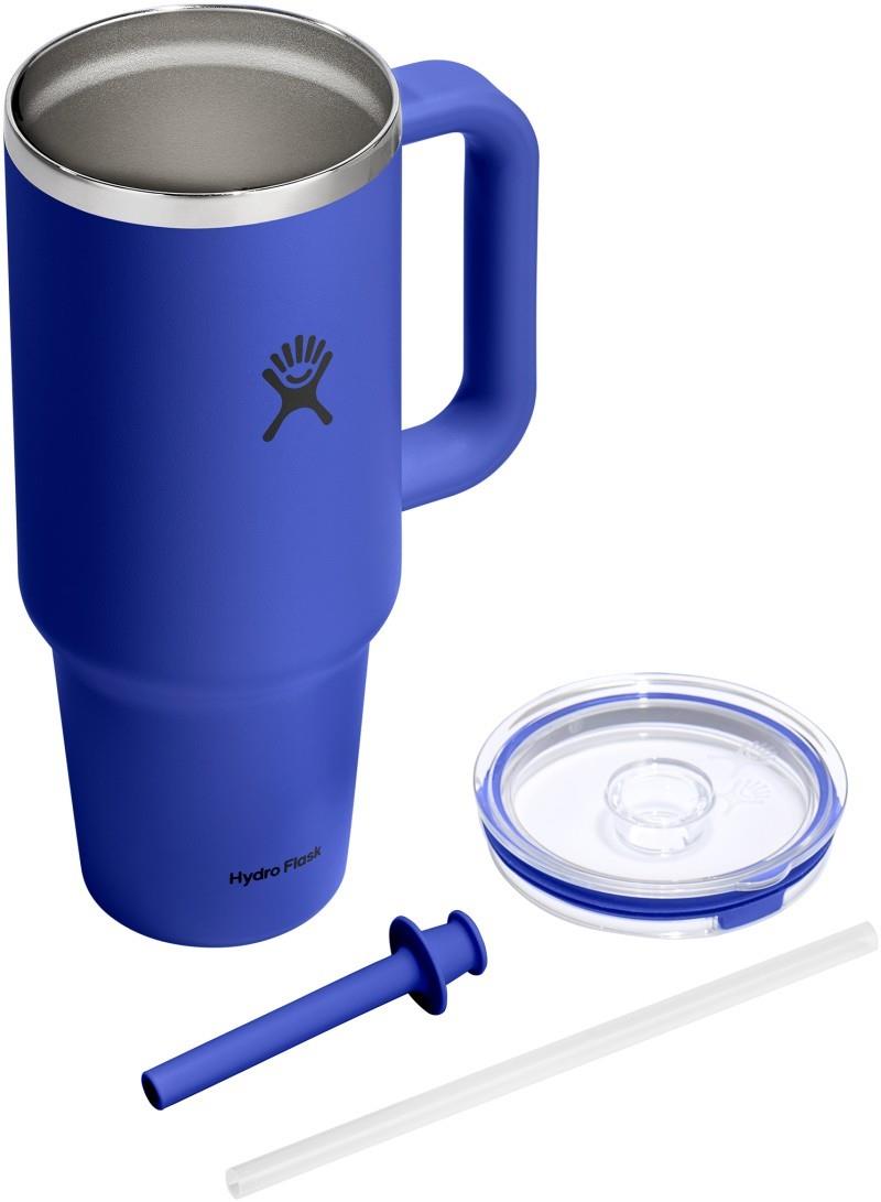 1.18L / 40oz Travel Tumbler Clear Lid - capri blue 1
