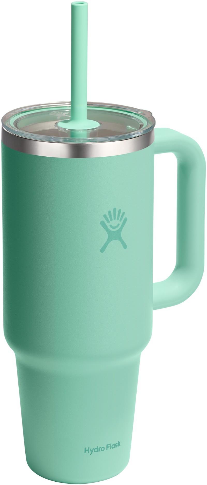1.18L / 40oz Travel Tumbler Clear Lid - mermaid green 1