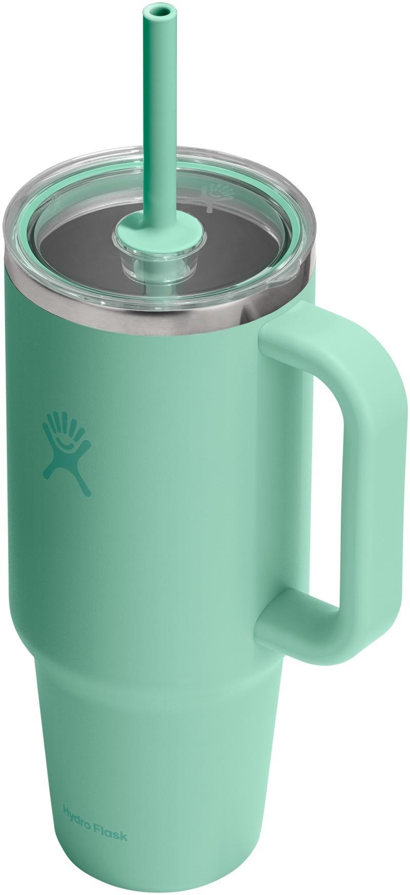 1.18L / 40oz Travel Tumbler Clear Lid - mermaid green 1