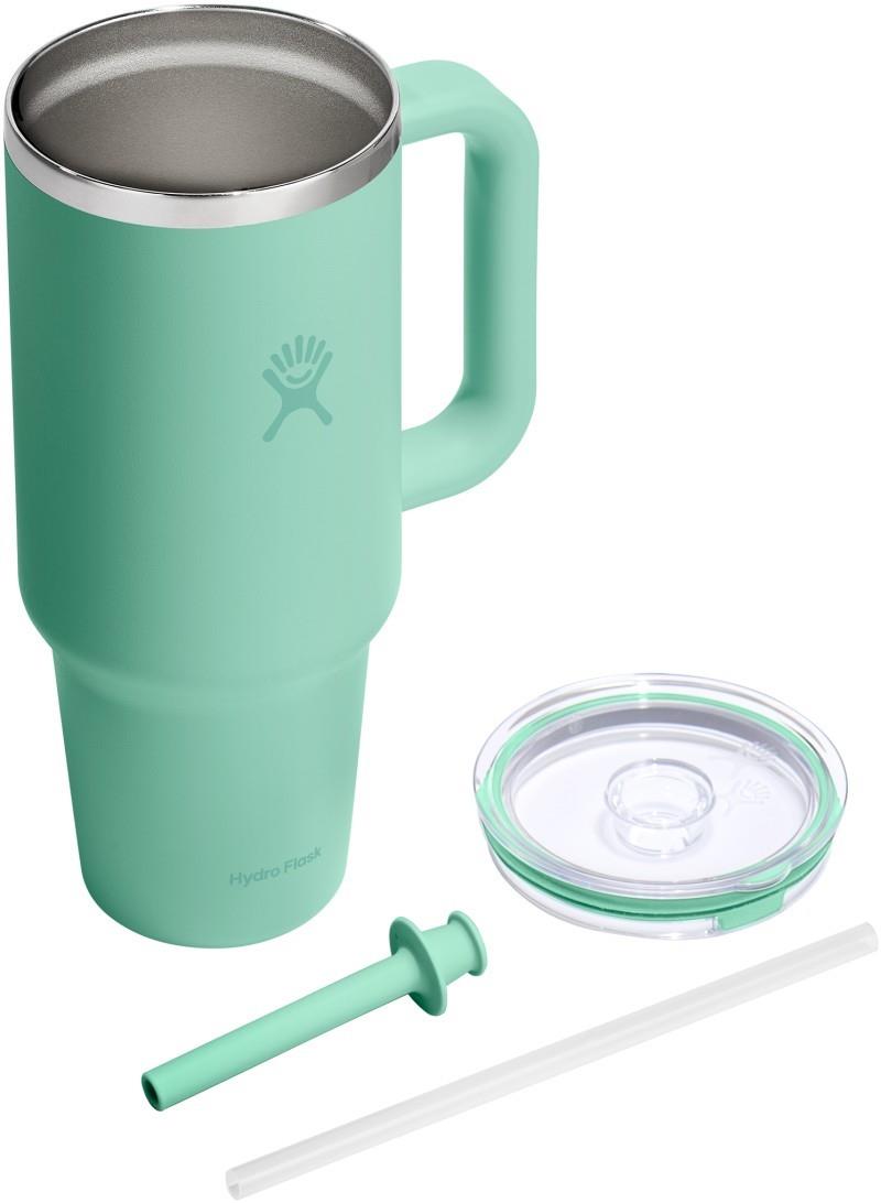1.18L / 40oz Travel Tumbler Clear Lid - mermaid green 1