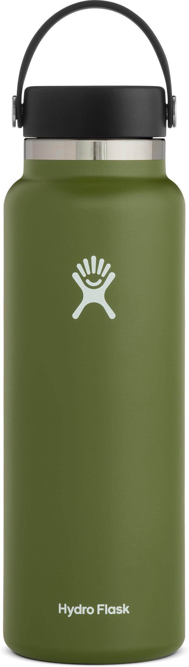 1.18L / 40oz Wide Mouth w/ Flex Cap - Olive 1