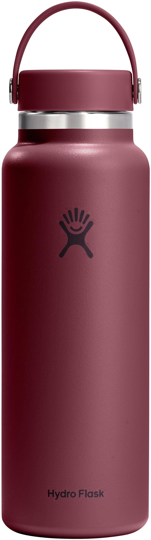1.18L / 40oz Wide Mouth with Flex Cap - burgundy 1