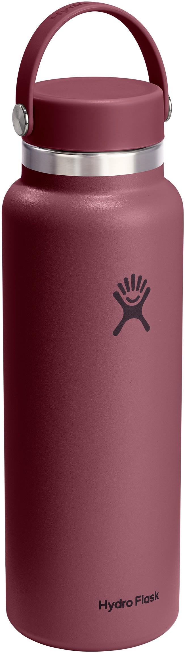 1.18L / 40oz Wide Mouth with Flex Cap - burgundy 1