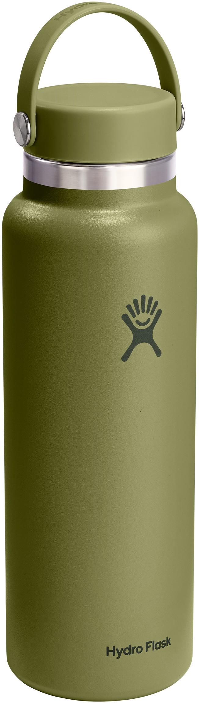 1.18L / 40oz Wide Mouth with Flex Cap - palmer green 1