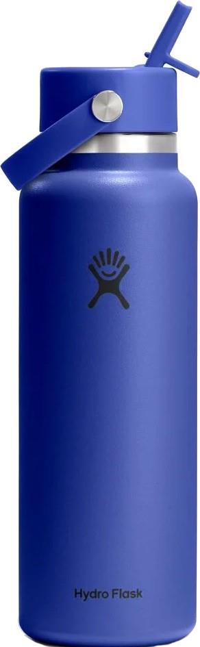 1.18L / 40oz Wide Mouth with Flex Straw Cap - capri blue 1
