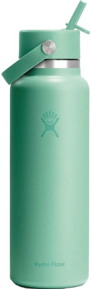 1.18L / 40oz Wide Mouth with Flex Straw Cap - mermaid green 1