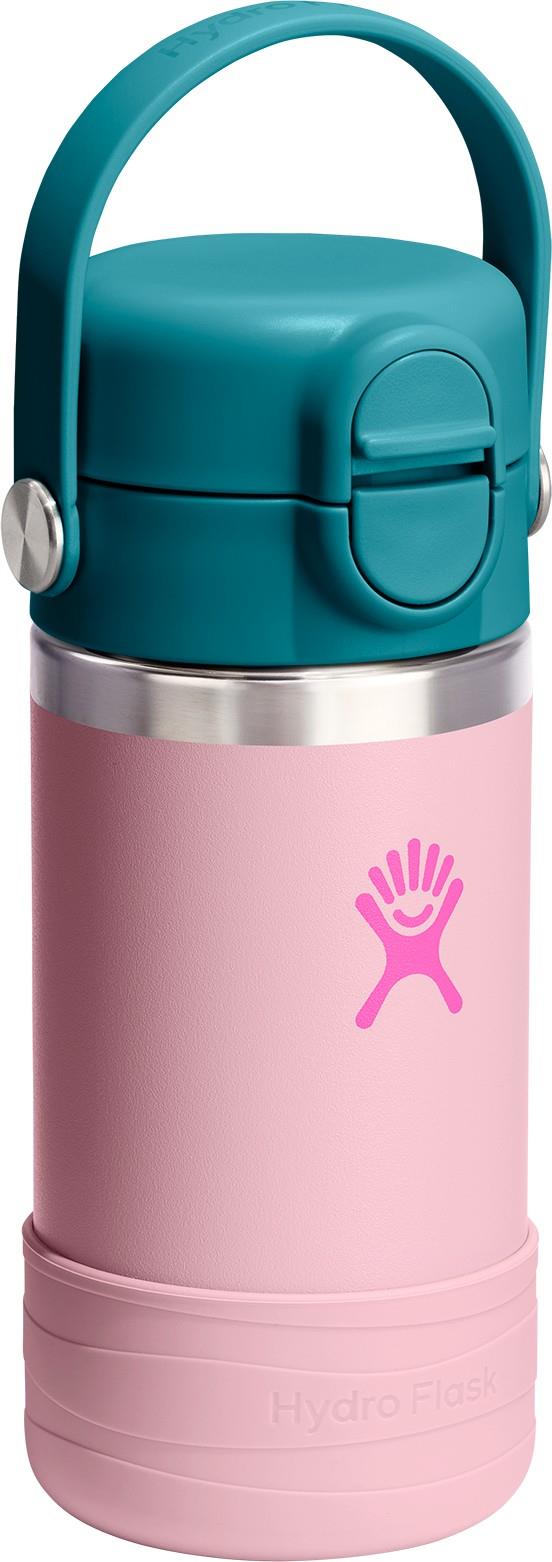 354ml / 12oz Wide Mouth Covered Cap & Boot - Kids - blossom pink 1