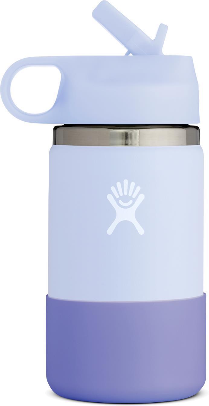 354ml / 12oz Wide Mouth w/ Straw Lid & Boot - Kids - Fog / Periwinkle 1