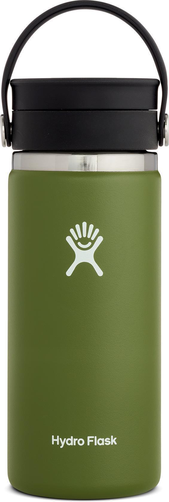 473ml / 16oz Coffee Wide Mouth w/ Flex Sip Lid - Olive 1