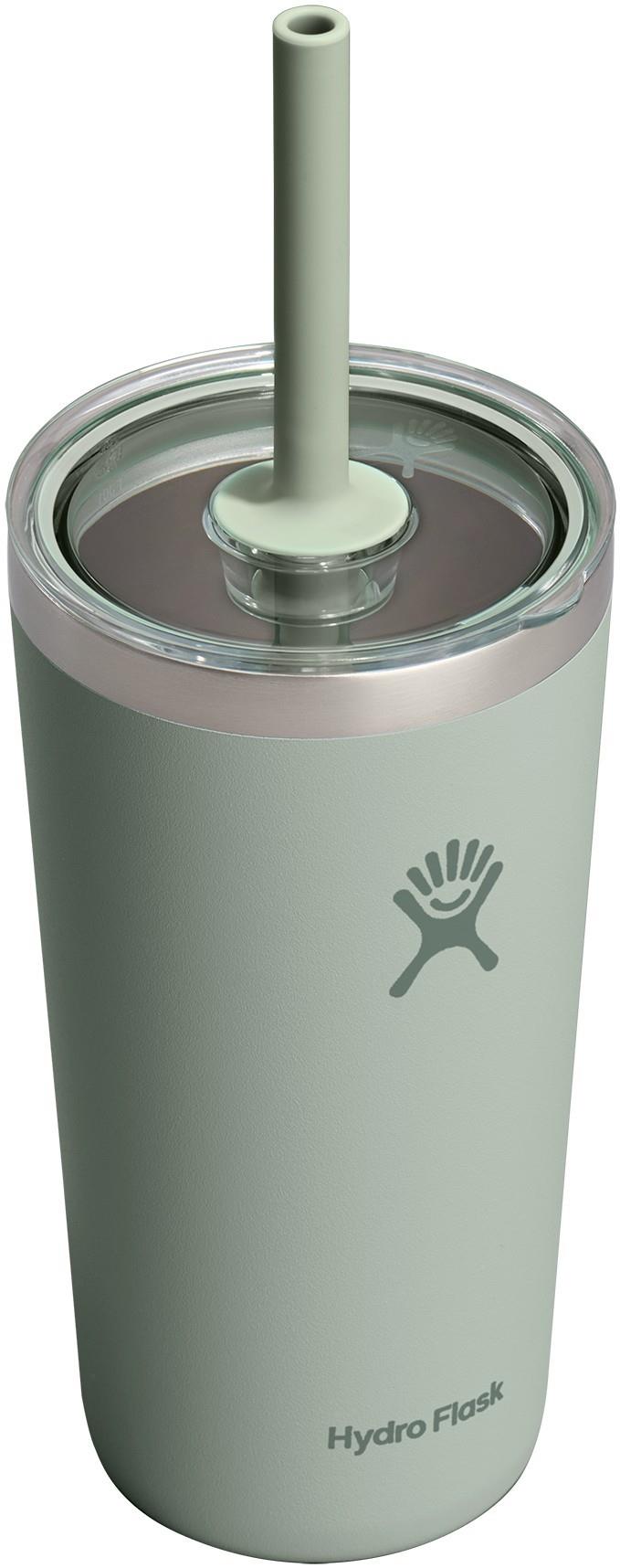 591ml / 20oz All Around Tumbler Clear with Straw Lid - agave 1