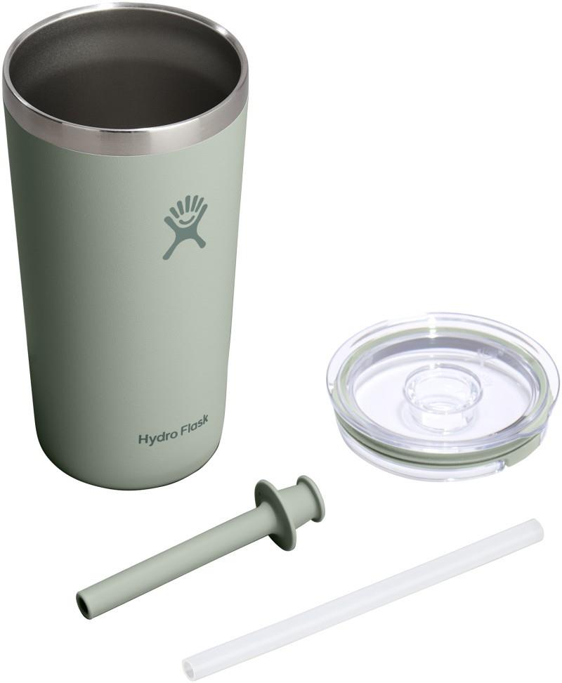591ml / 20oz All Around Tumbler Clear with Straw Lid - agave 1