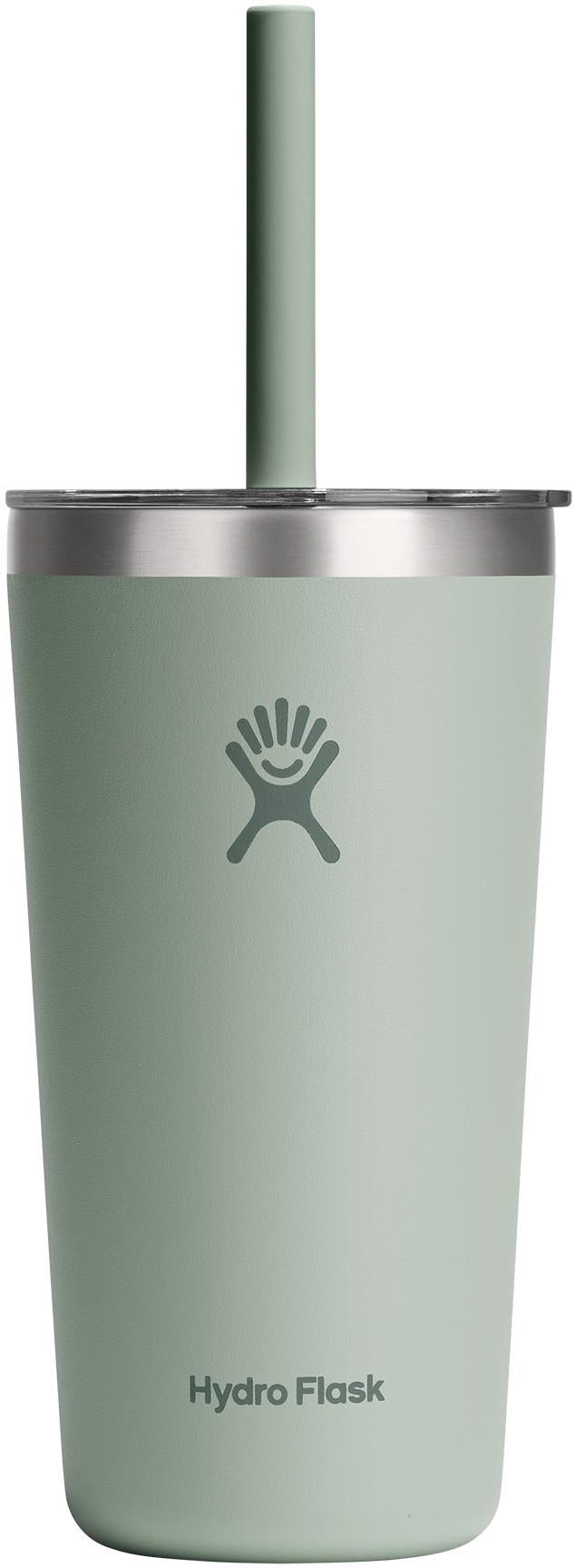591ml / 20oz All Around Tumbler Clear with Straw Lid - agave 1