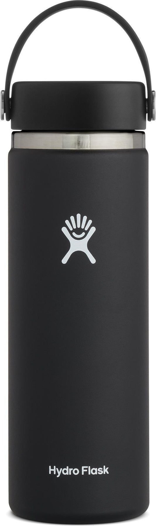 591ml / 20oz Wide Mouth w/ Flex Cap - Black 1