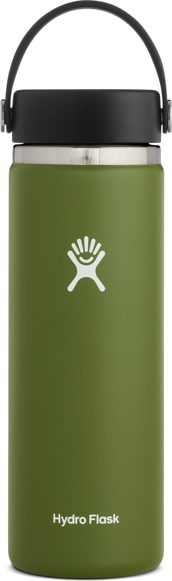 591ml / 20oz Wide Mouth w/ Flex Cap - Olive 1