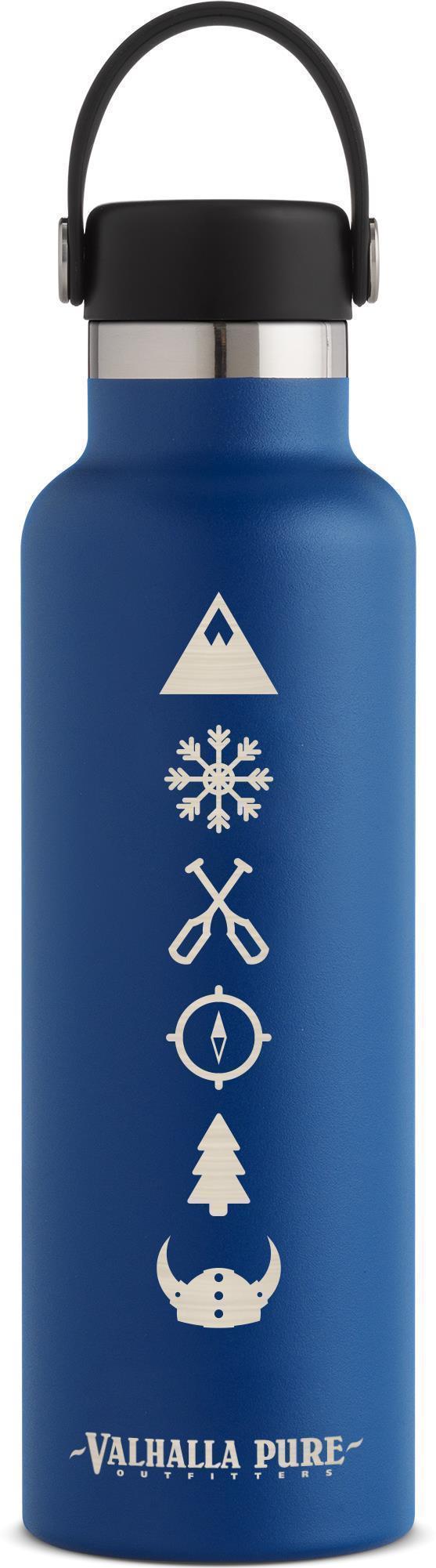 621ml / 21oz Standard Mouth w/ Flex Cap - VPO Logo - Cobalt 1