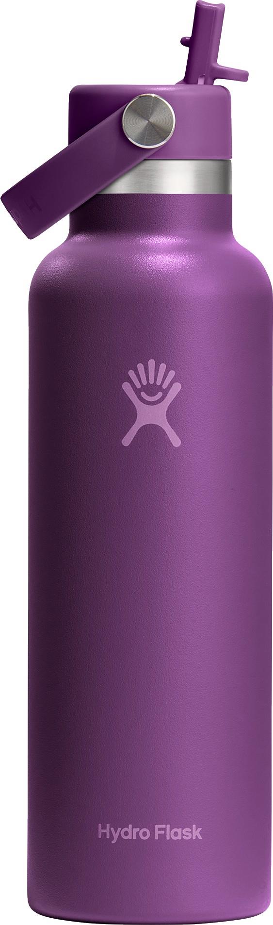 621ml / 21oz Standard Mouth with Flex Straw Cap - beachplum purple 1