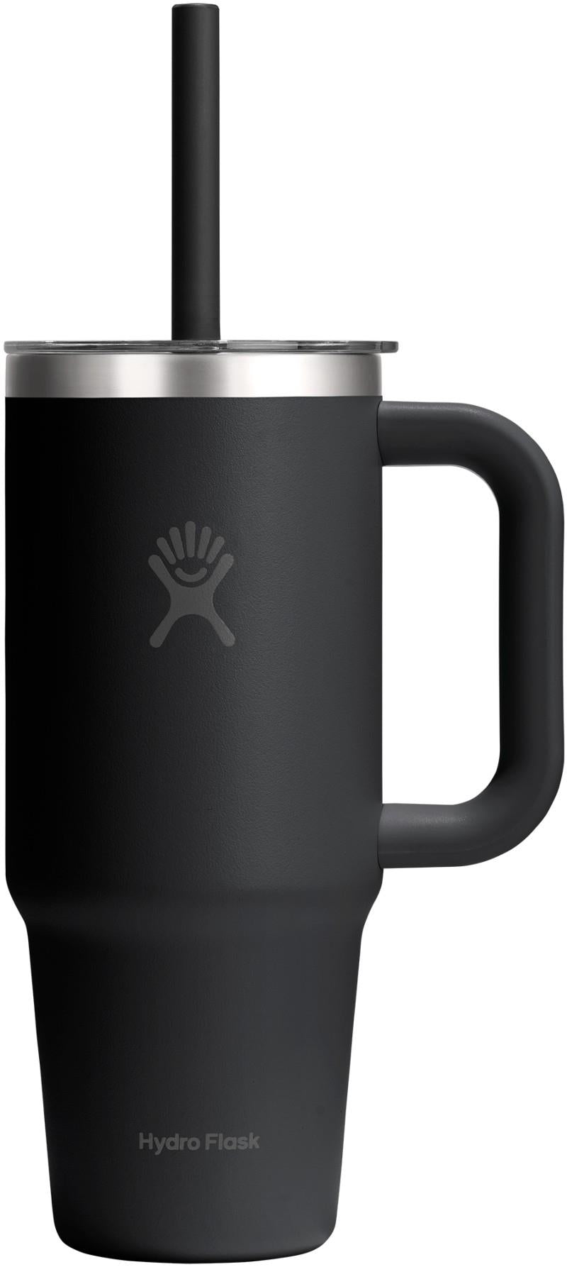 710ml / 24oz Travel Tumbler Clear Lid - black 1