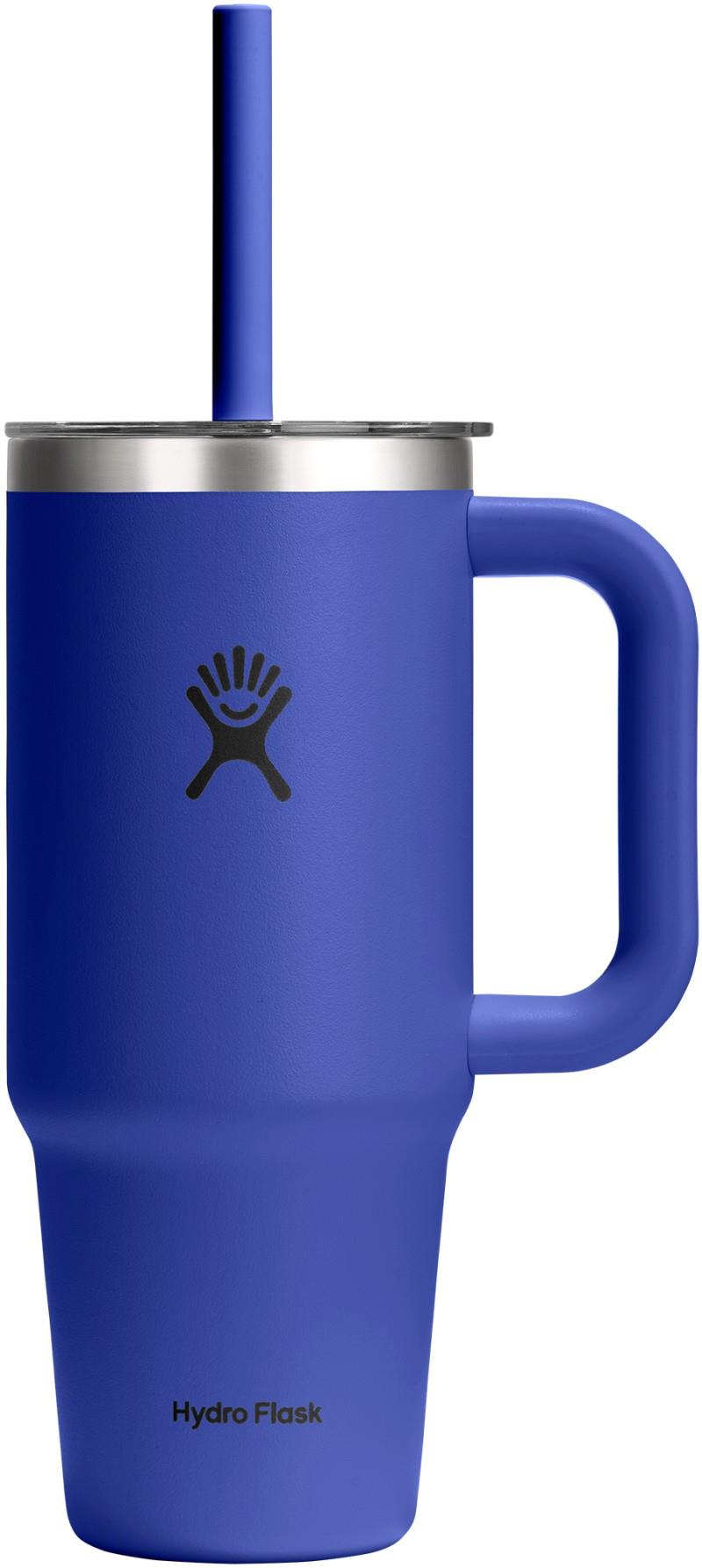 710ml / 24oz Travel Tumbler Clear Lid - capri blue 1