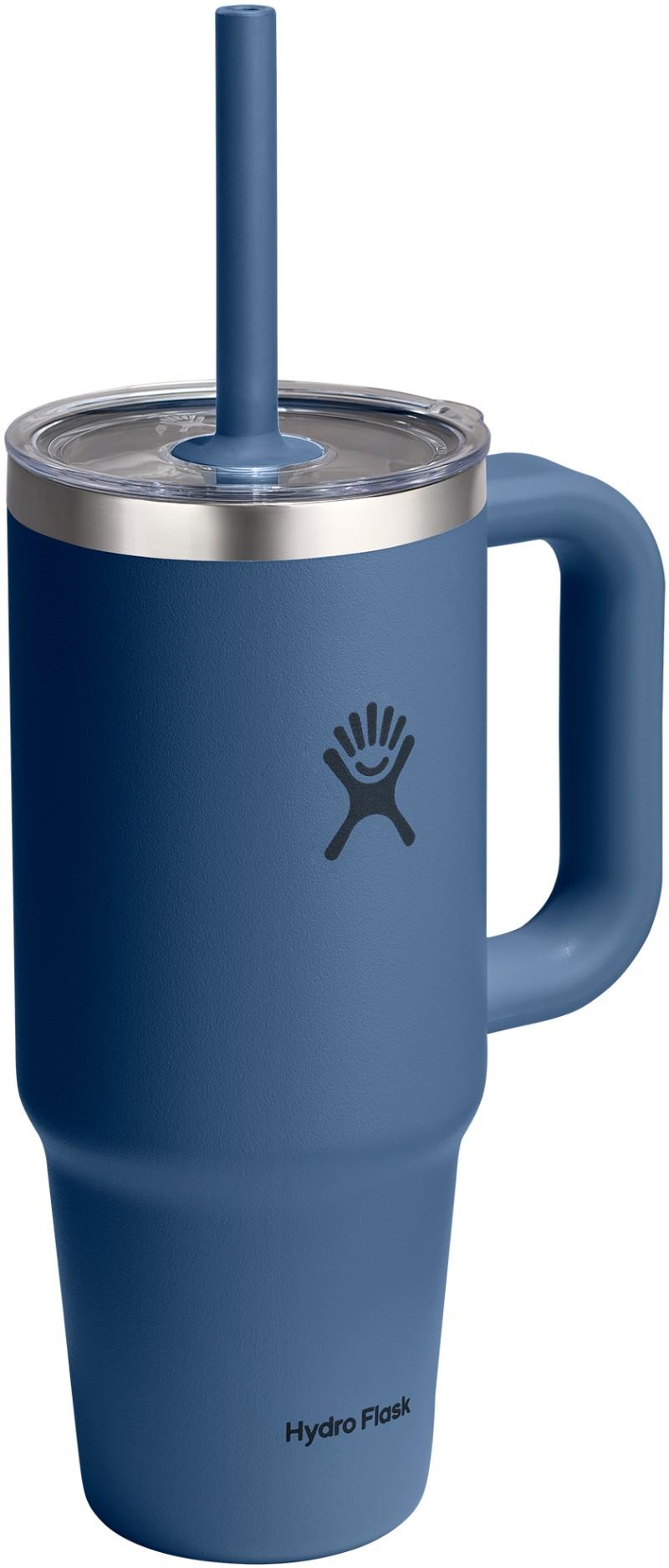 710ml / 24oz Travel Tumbler Clear Lid - harbor blue 1