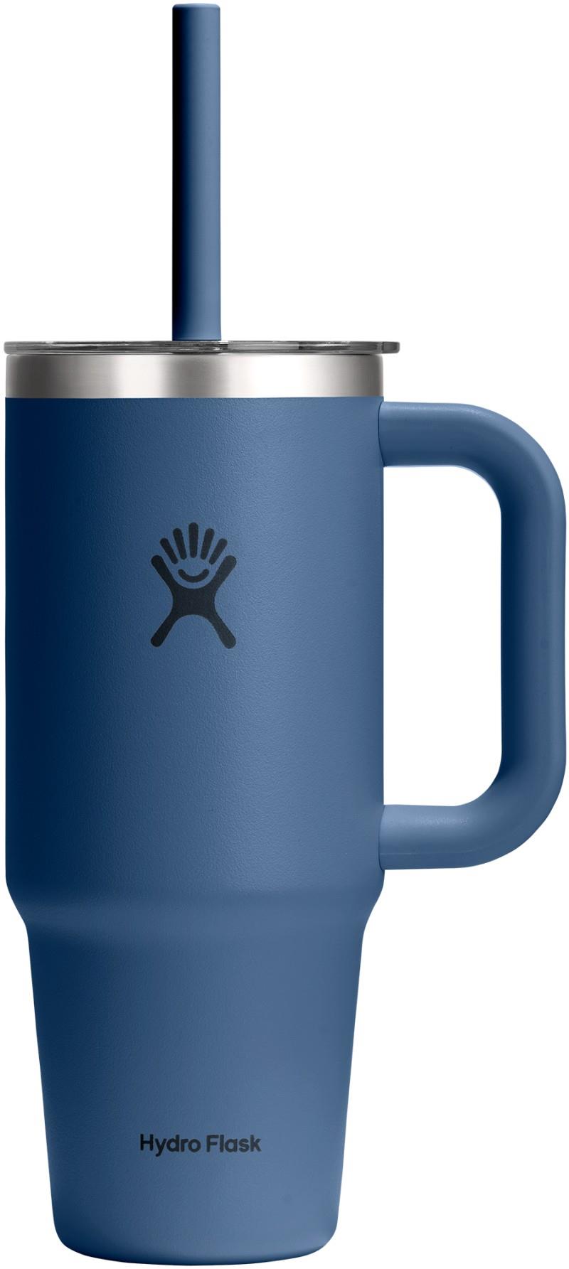 710ml / 24oz Travel Tumbler Clear Lid - harbor blue 1