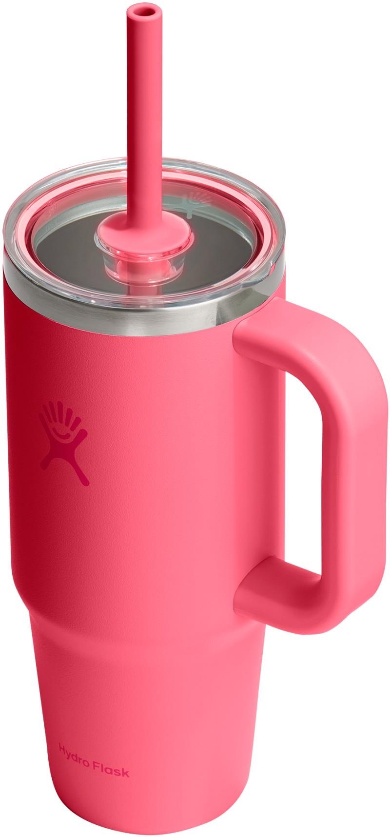 710ml / 24oz Travel Tumbler Clear Lid - popstar pink 1