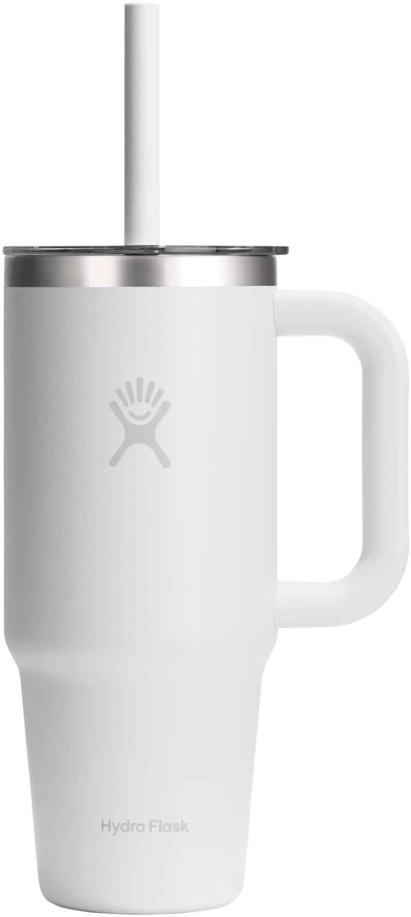 710ml / 24oz Travel Tumbler Clear Lid - white 1