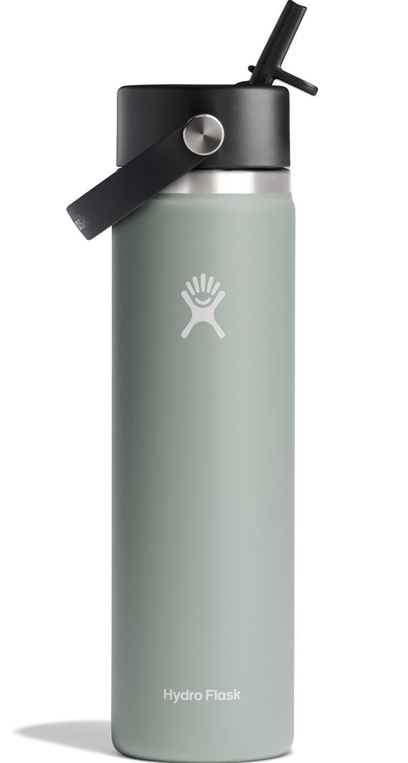 710ml / 24oz Wide Mouth Flex Straw Cap - agave 1