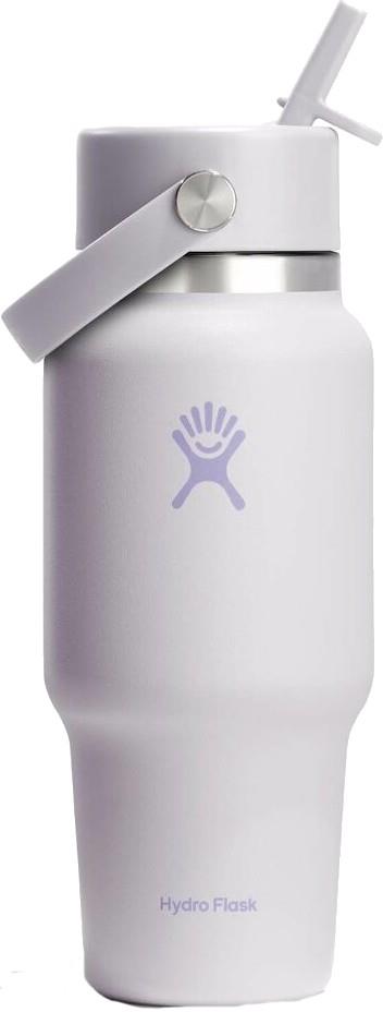 710ml / 24oz Wide Mouth Travel Bottle with Flex Straw - cloud pink 1