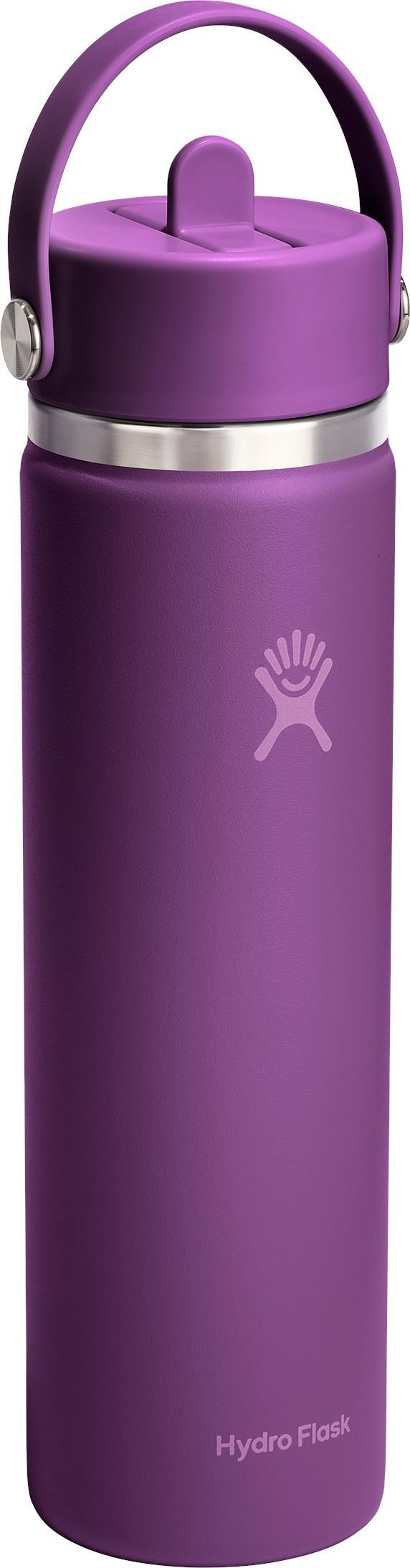 710ml / 24oz Wide Mouth with Flex Straw Cap - beachplum purple 1