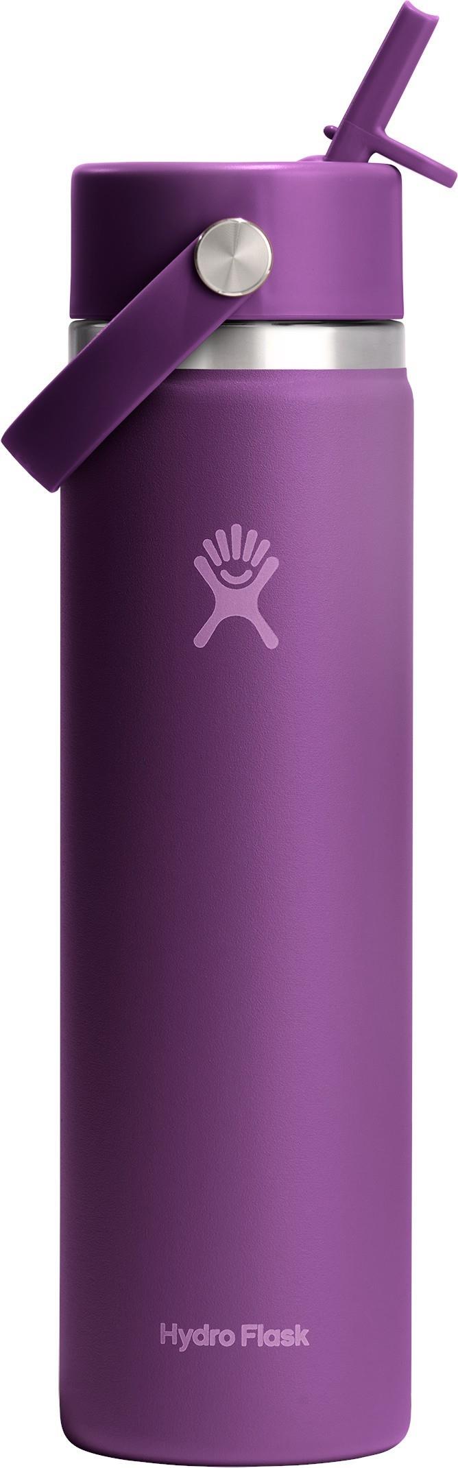 710ml / 24oz Wide Mouth with Flex Straw Cap - beachplum purple 1