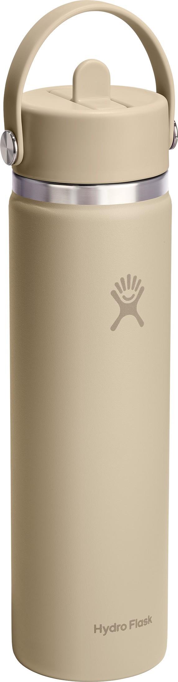 710ml / 24oz Wide Mouth with Flex Straw Cap - oat 1