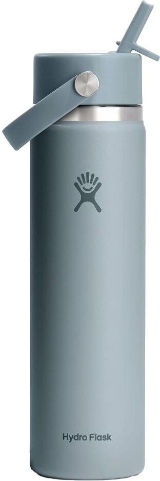 710ml / 24oz Wide Mouth with Flex Straw Cap - shale gray 1