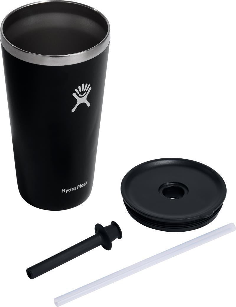 828ml / 28oz All Around Tumbler w/ Straw - black 1