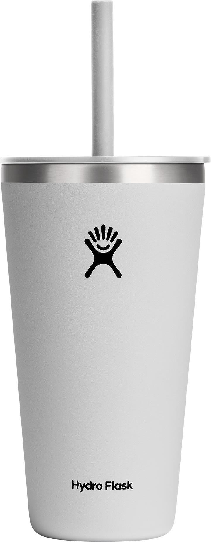 828ml / 28oz All Around Tumbler w/ Straw - white 1