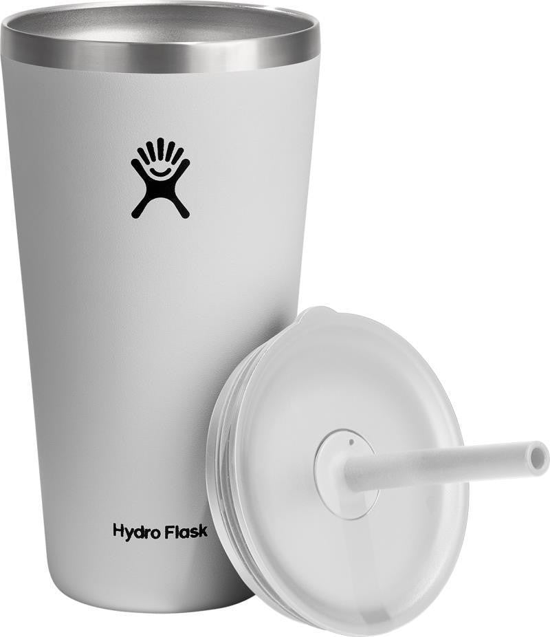 828ml / 28oz All Around Tumbler w/ Straw - white 1